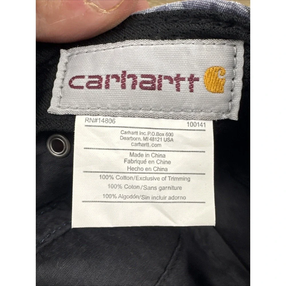 Carhartt Womens‎ El Paso Camo Military Cap Deep Blue Vented Camo